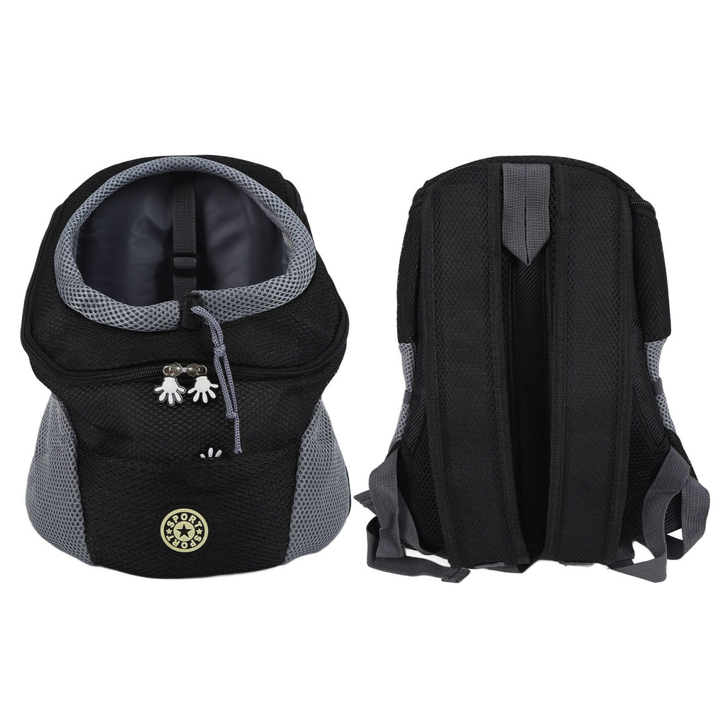Pet Knapsack Ventilation Comfort Spacious Environmental Protection Nice Appearance Dog BackpackS Black