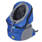 Pet Knapsack Ventilation Comfort Spacious Environmental Protection Nice Appearance Dog BackpackS Blue