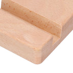 Phone Stand Wooden Compact Durable Universal Simple Stylish Modern Phone Holder for Home OfficeSquare Double Slot
