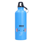 Kids Water Bottle Cute Cartoon 500ml Aluminum Insulated Water Bottle Sport Water JugBlue Elephant