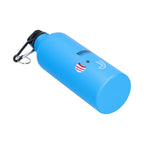 Kids Water Bottle Cute Cartoon 500ml Aluminum Insulated Water Bottle Sport Water JugBlue Elephant