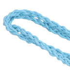 3pcs Net Bag Necklace Empty Stone Holder Rope Replacement Adjustable Necklace Cord for Crystals Quartz Stone HolderLight Blue