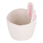 Storage Basket Rugged Lovely Small Bunny Attractive Decorative Home Furnishing Decoration