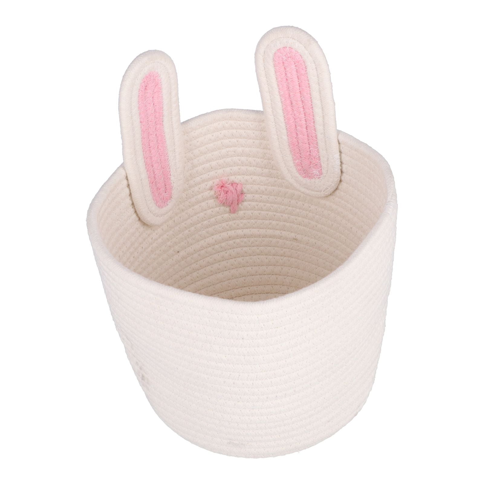 Storage Basket Rugged Lovely Small Bunny Attractive Decorative Home Furnishing Decoration