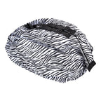 Stylish Reusable Shopping Bag Oxford Cloth Portable Foldable High Capacity Shoulder Bag Waterproof ToteZebra Stripe