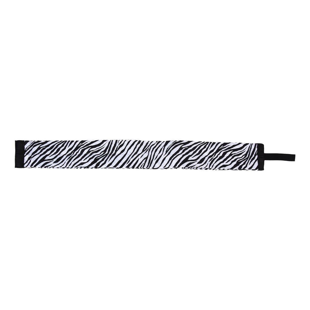 Stylish Reusable Shopping Bag Oxford Cloth Portable Foldable High Capacity Shoulder Bag Waterproof ToteZebra Stripe