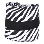 Stylish Reusable Shopping Bag Oxford Cloth Portable Foldable High Capacity Shoulder Bag Waterproof ToteZebra Stripe