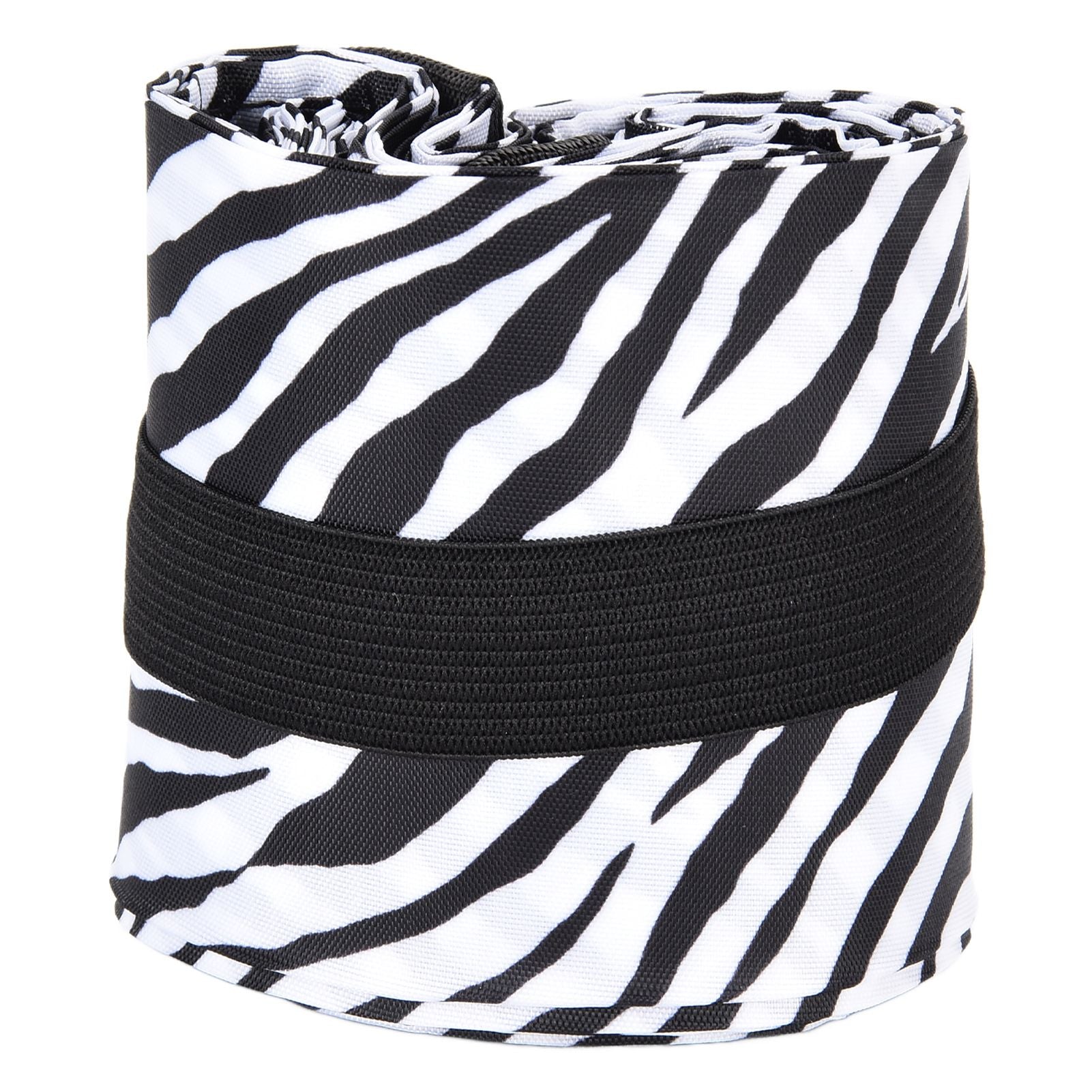 Stylish Reusable Shopping Bag Oxford Cloth Portable Foldable High Capacity Shoulder Bag Waterproof ToteZebra Stripe