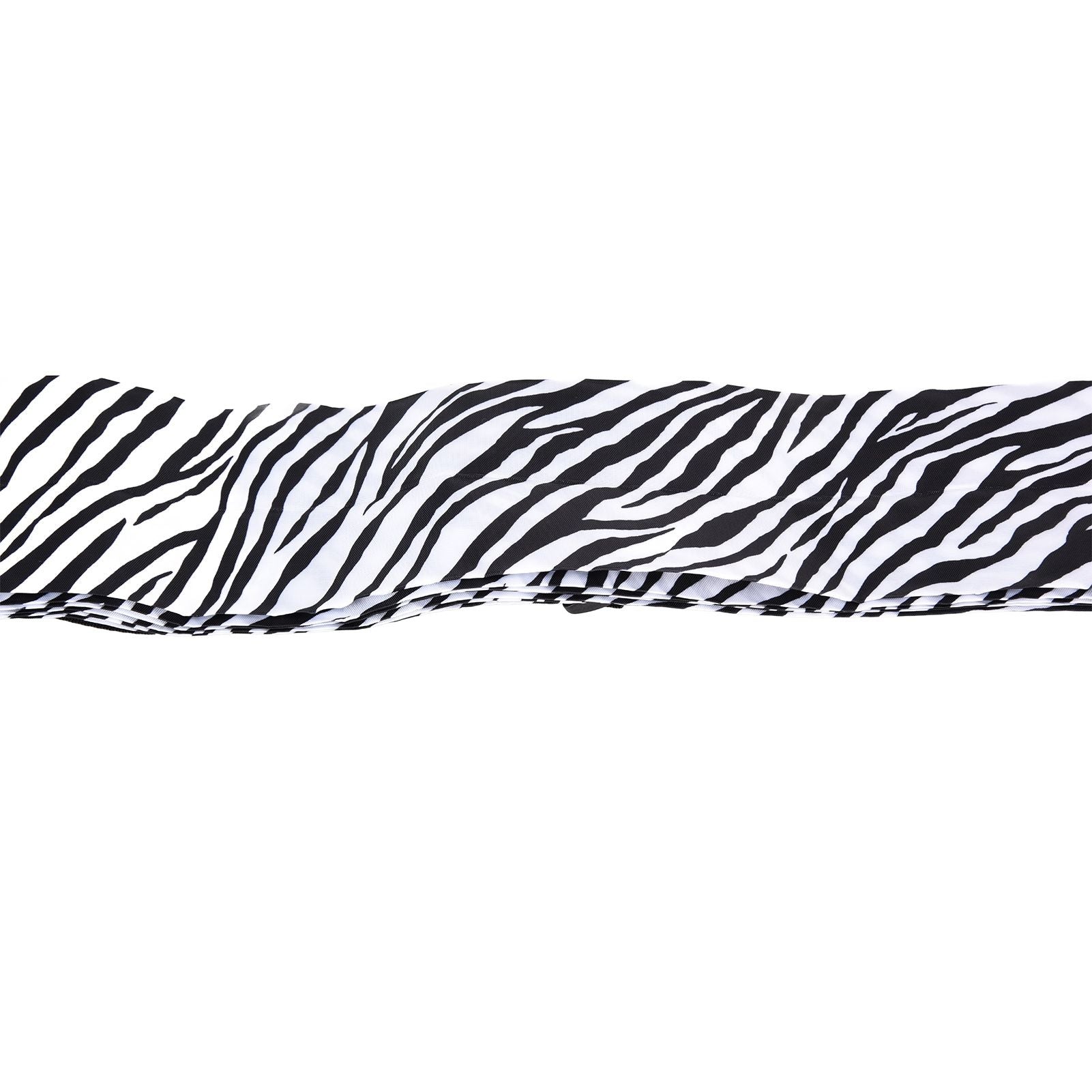 Stylish Reusable Shopping Bag Oxford Cloth Portable Foldable High Capacity Shoulder Bag Waterproof ToteZebra Stripe