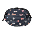 Stylish Shopping Backpacks Foldable Reusable Eco Friendly Grocery Bags for Shopping TravelNavy Blue
