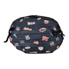 Stylish Shopping Backpacks Foldable Reusable Eco Friendly Grocery Bags for Shopping TravelNavy Blue