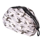 Stylish Shopping Backpacks Foldable Reusable Eco Friendly Grocery Bags for Shopping TravelGrey Camouflage