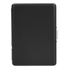 Fashionable Cigarette Case Brushed Aluminum Alloy Business Card Storage Box for Briefcase(Card Black Cigarette Box )