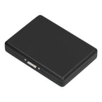 Fashionable Cigarette Case Brushed Aluminum Alloy Business Card Storage Box for Briefcase(Card Black Cigarette Box )