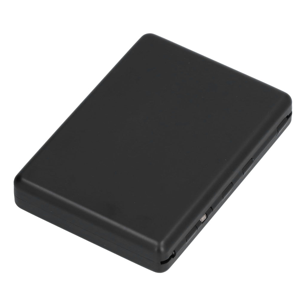 Fashionable Cigarette Case Brushed Aluminum Alloy Business Card Storage Box for Briefcase(Card Black Cigarette Box )
