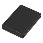 Fashionable Cigarette Case Brushed Aluminum Alloy Business Card Storage Box for Briefcase(Card Black Cigarette Box )