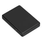 Fashionable Cigarette Case Brushed Aluminum Alloy Business Card Storage Box for Briefcase(Card Black Cigarette Box )