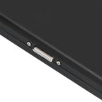 Fashionable Cigarette Case Brushed Aluminum Alloy Business Card Storage Box for Briefcase(Card Black Cigarette Box )
