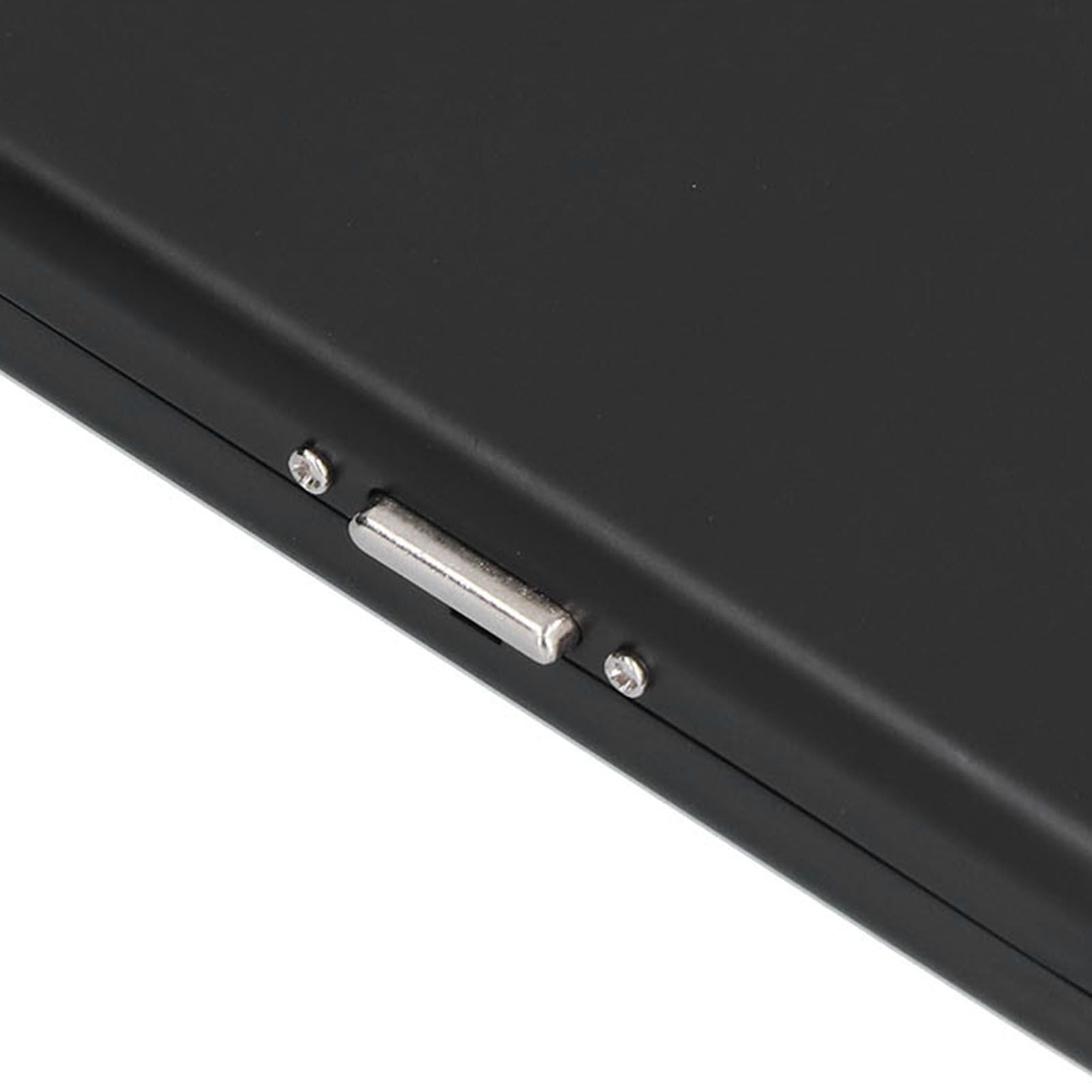 Fashionable Cigarette Case Brushed Aluminum Alloy Business Card Storage Box for Briefcase(Card Black Cigarette Box )