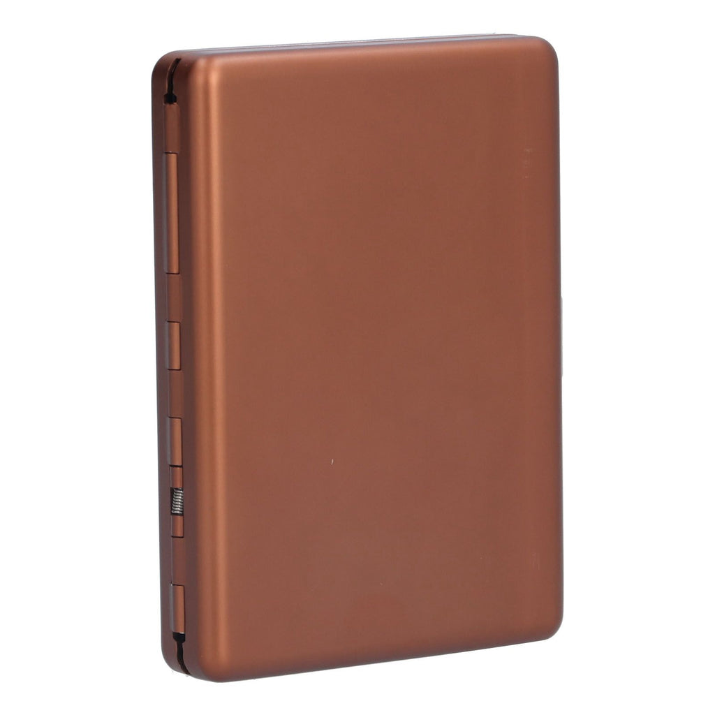 Fashionable Cigarette Case Brushed Aluminum Alloy Business Card Storage Box for Briefcase(Card Coffee Cigarette Box )