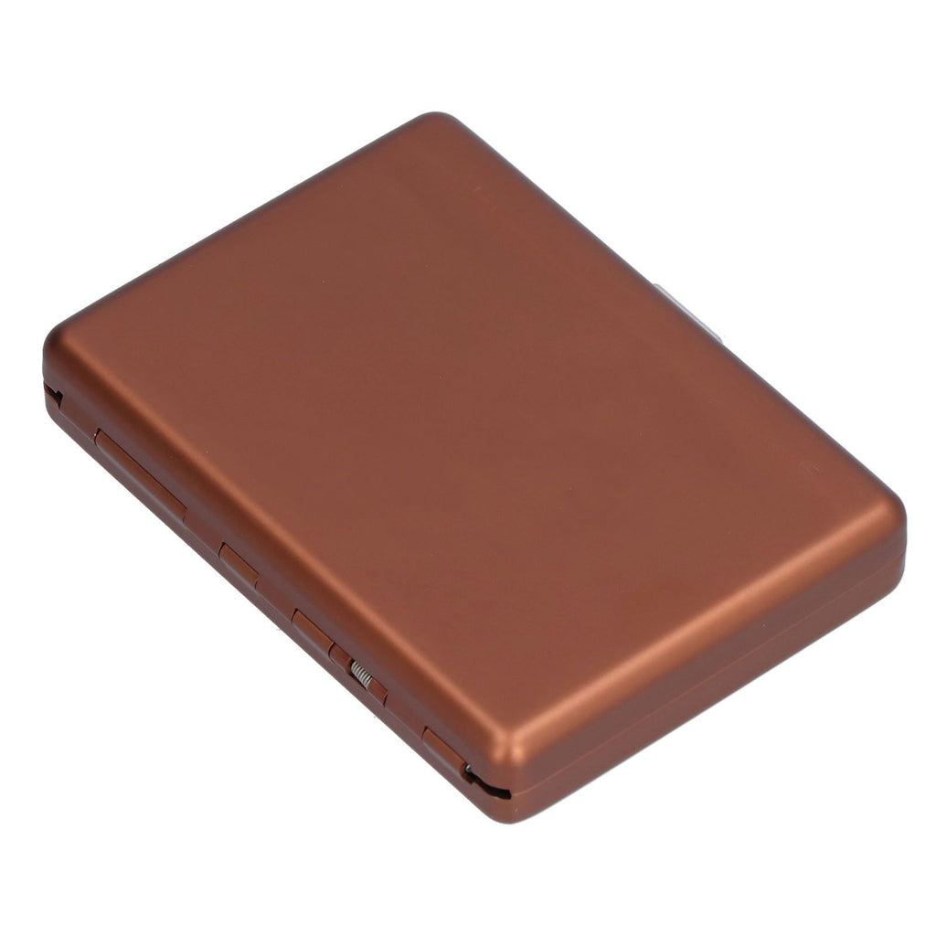 Fashionable Cigarette Case Brushed Aluminum Alloy Business Card Storage Box for Briefcase(Card Coffee Cigarette Box )