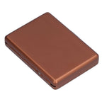 Fashionable Cigarette Case Brushed Aluminum Alloy Business Card Storage Box for Briefcase(Card Coffee Cigarette Box )