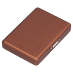 Fashionable Cigarette Case Brushed Aluminum Alloy Business Card Storage Box for Briefcase(Card Coffee Cigarette Box )