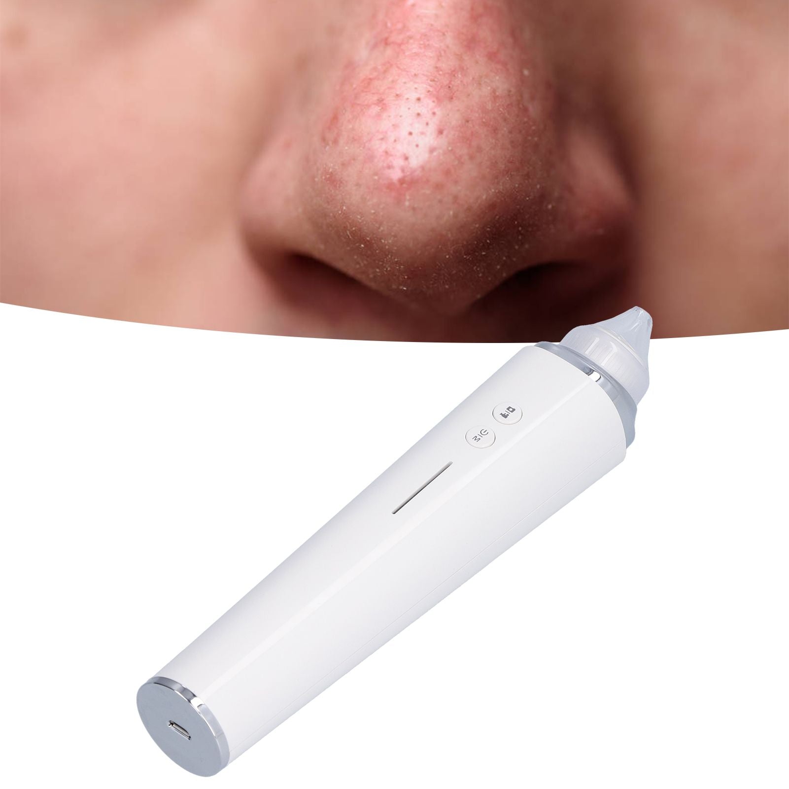WIFI LCD High Definition Visual Blackhead Removal Machine Face Pore Cleaner with 6 Suction Heads Pink