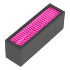 Desktop Storage Box Silicone Cosmetic Organizer Makeup Brush Holder Lipstick StandRose Red