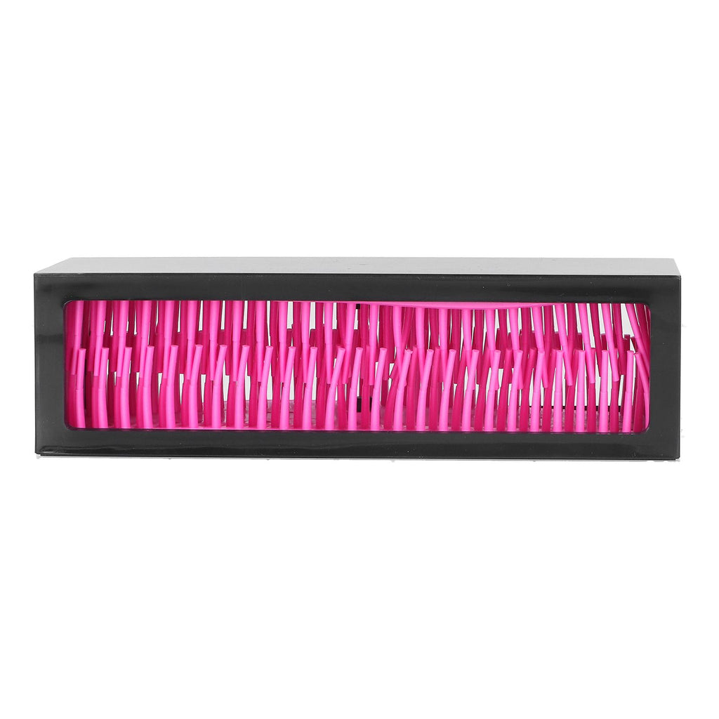 Desktop Storage Box Silicone Cosmetic Organizer Makeup Brush Holder Lipstick StandRose Red