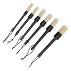 6Pcs/Set Car Detailing Brushes Soft Air Outlet Cleaning Brush for Car Wheels Tire Seat