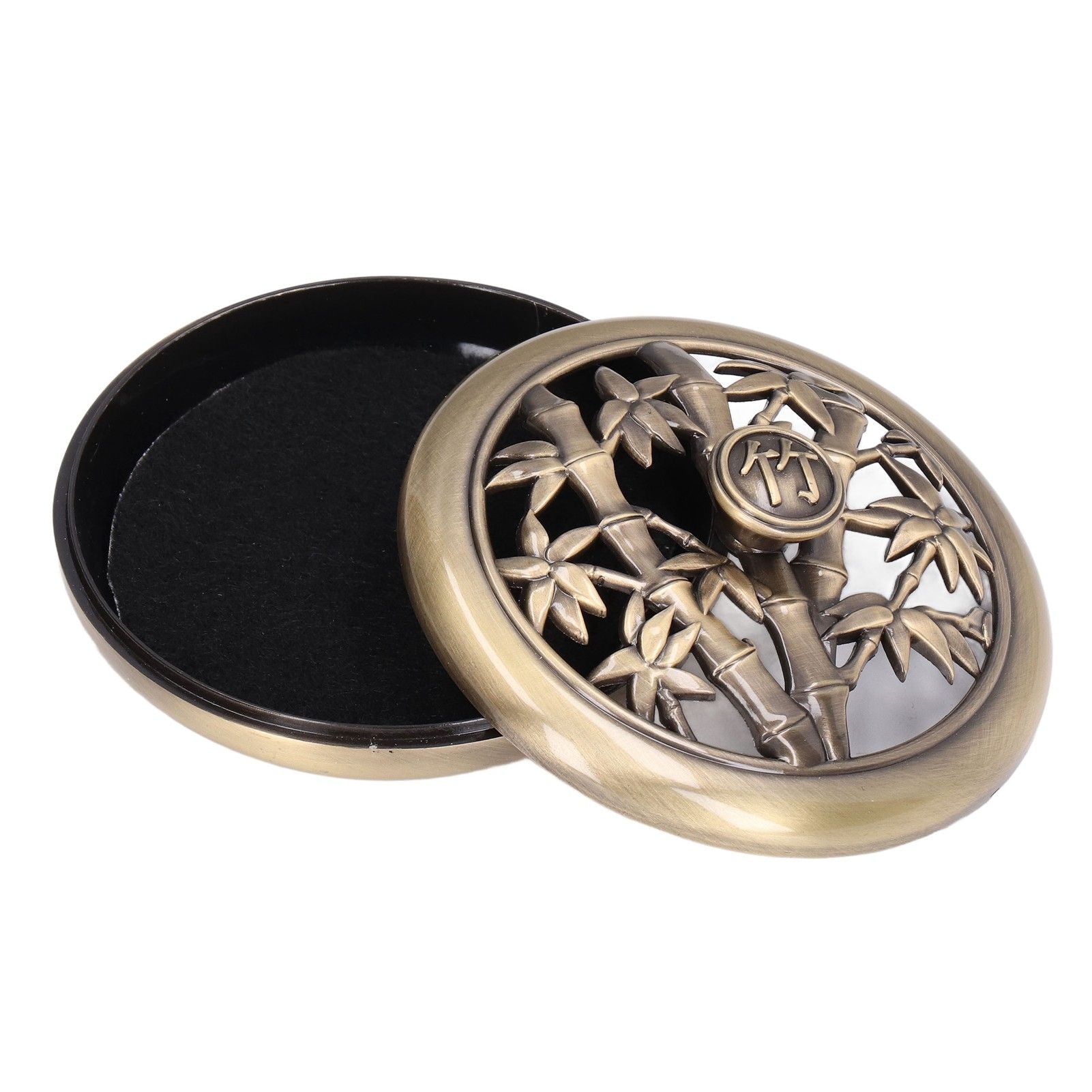 Coil Incense Burner Tray Vintage Incense Bowl Holder Metal Alloy for Living Room Bedroom Office366