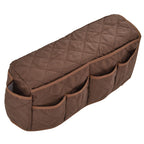Couch Remote Holder Pocket Design Dustproof Waterproof Reasonable Layout Sofa Armrest OrganizersCoffee