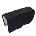 Couch Remote Holder Pocket Design Dustproof Waterproof Reasonable Layout Sofa Armrest OrganizersBlack