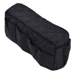 Couch Remote Holder Pocket Design Dustproof Waterproof Reasonable Layout Sofa Armrest OrganizersBlack
