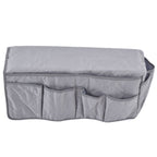 Couch Remote Holder Pocket Design Dustproof Waterproof Reasonable Layout Sofa Armrest OrganizersGrey