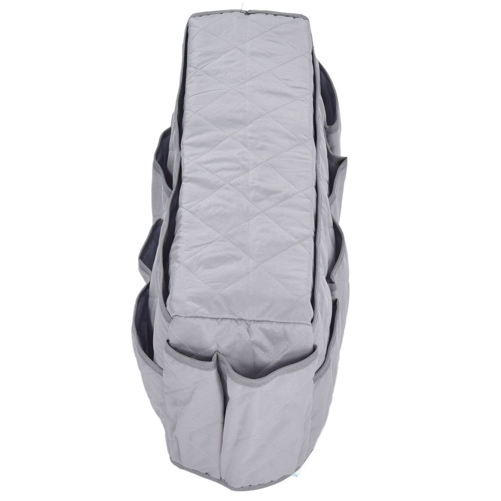 Couch Remote Holder Pocket Design Dustproof Waterproof Reasonable Layout Sofa Armrest OrganizersGrey