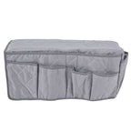 Couch Remote Holder Pocket Design Dustproof Waterproof Reasonable Layout Sofa Armrest OrganizersGrey