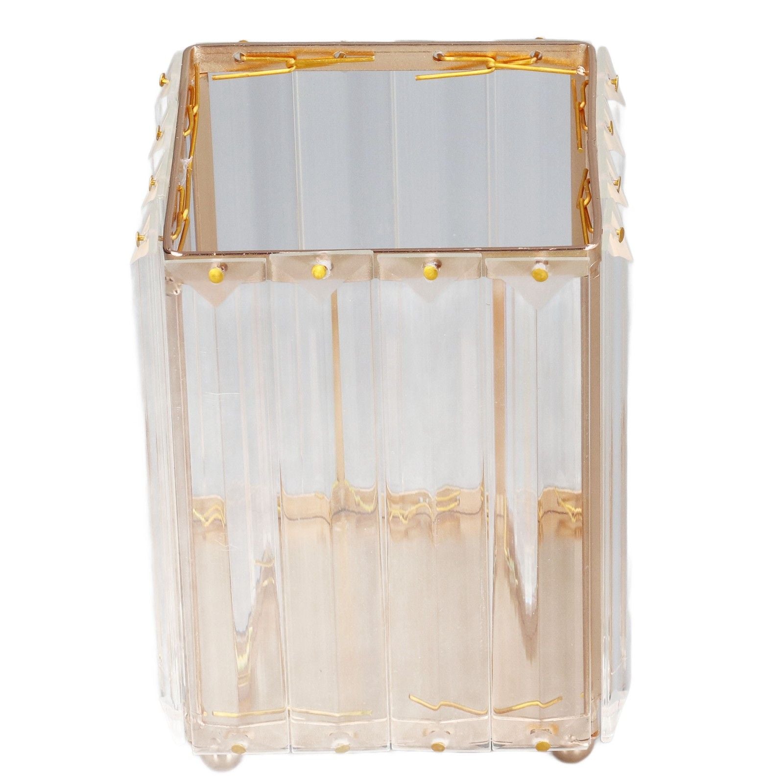 Makeup Brush Holder Large Capacity Elegant Style Durable Fadeless Corrosion Resistant Makeup Brush Organizer