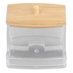 Cotton Swab Box Sturdy Durable Transparent High Smoothness Practical Storage Case with Cover
