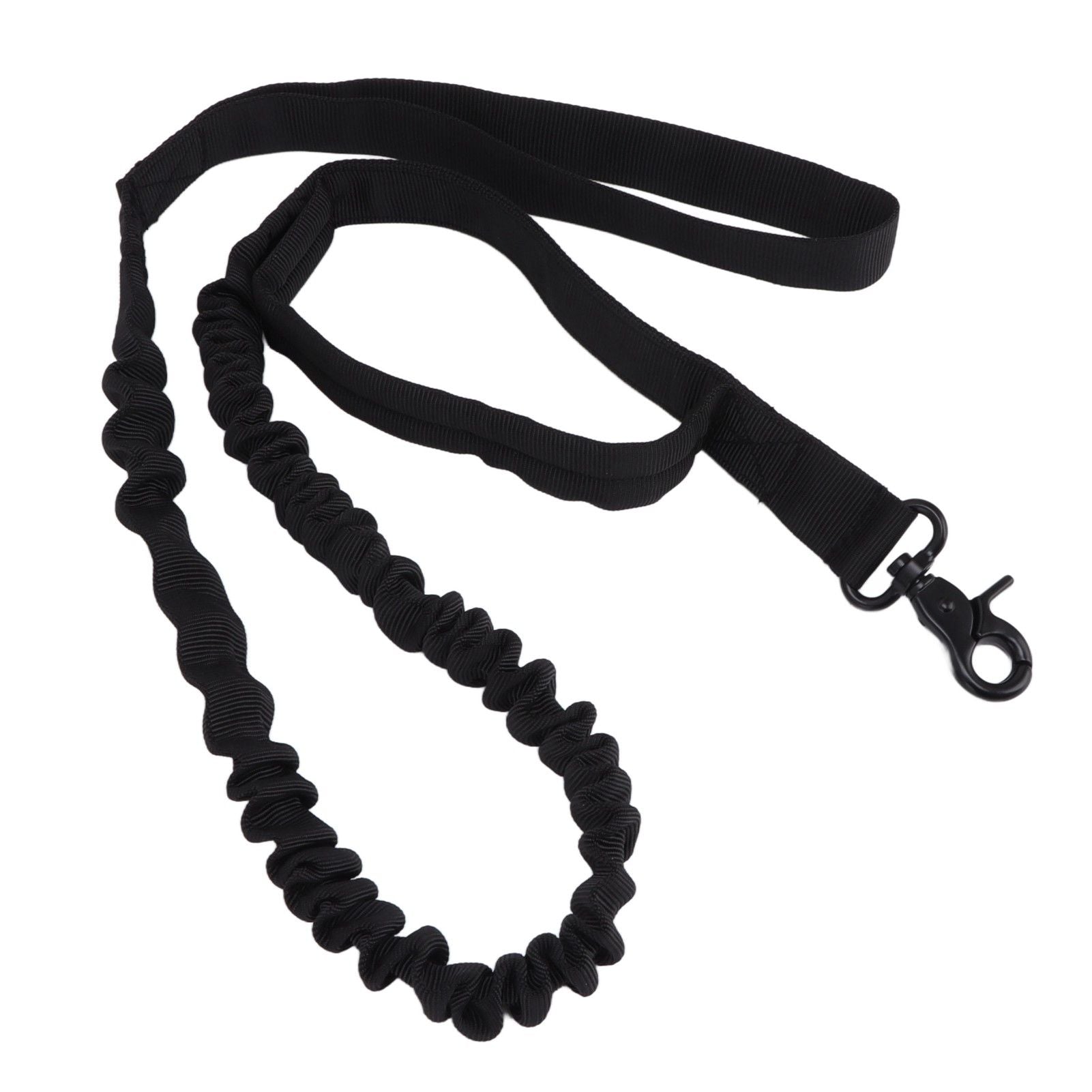 Dog Leash Durable Wear Resistant Easy Control Elasticity Provides Ductility Military Pet Leash Pet SupplyBlack