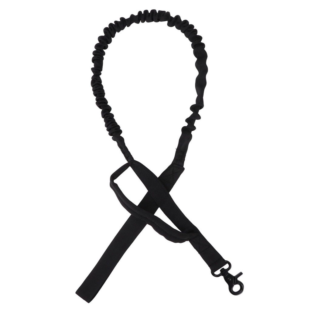 Dog Leash Durable Wear Resistant Easy Control Elasticity Provides Ductility Military Pet Leash Pet SupplyBlack