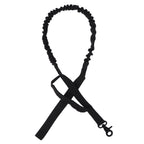 Dog Leash Durable Wear Resistant Easy Control Elasticity Provides Ductility Military Pet Leash Pet SupplyBlack