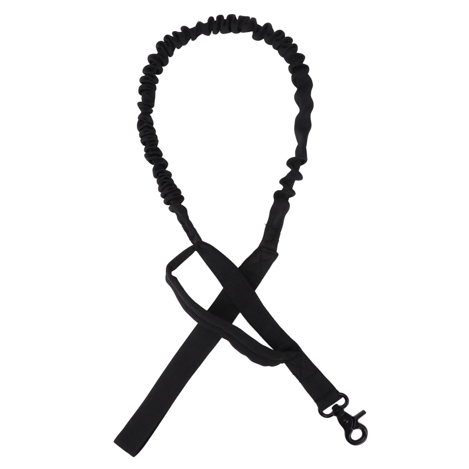 Dog Leash Durable Wear Resistant Easy Control Elasticity Provides Ductility Military Pet Leash Pet SupplyBlack