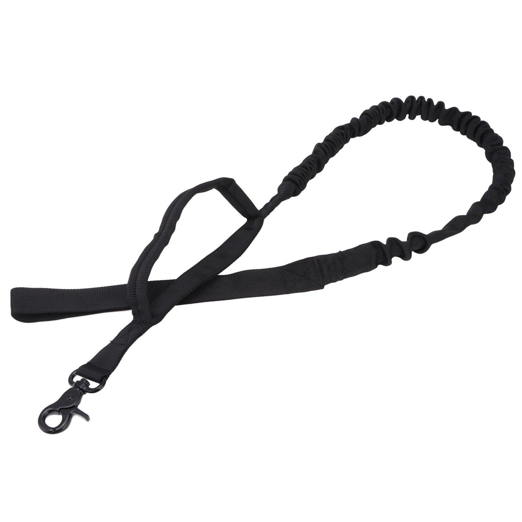 Dog Leash Durable Wear Resistant Easy Control Elasticity Provides Ductility Military Pet Leash Pet SupplyBlack