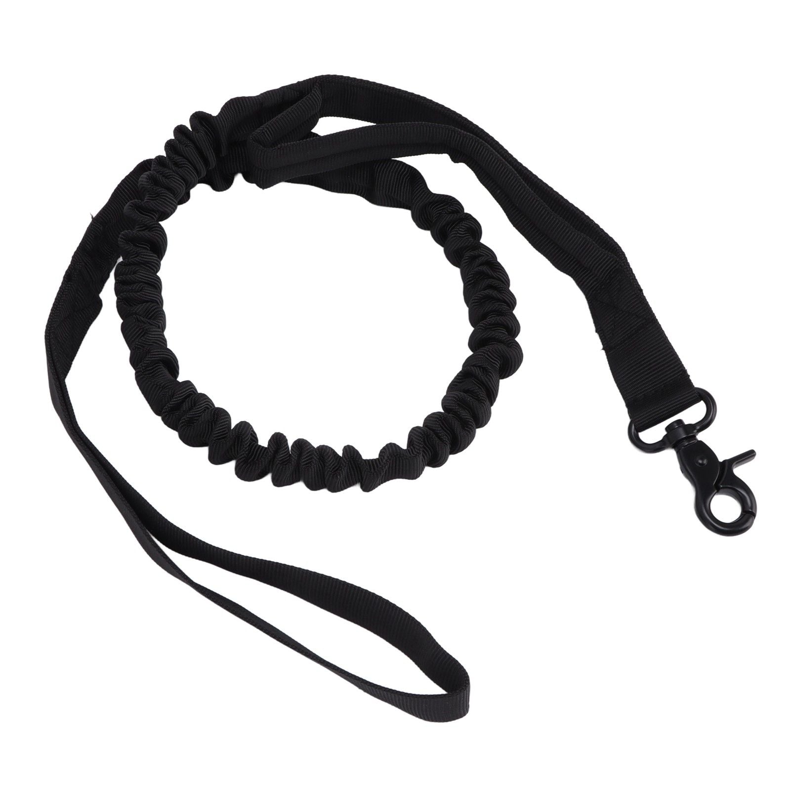 Dog Leash Durable Wear Resistant Easy Control Elasticity Provides Ductility Military Pet Leash Pet SupplyBlack