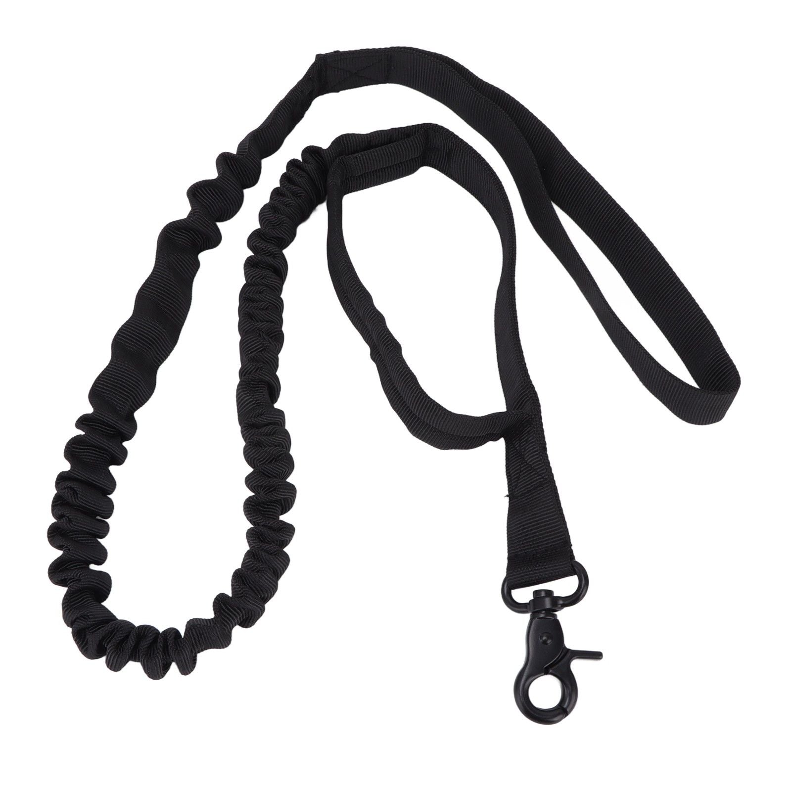 Dog Leash Durable Wear Resistant Easy Control Elasticity Provides Ductility Military Pet Leash Pet SupplyBlack