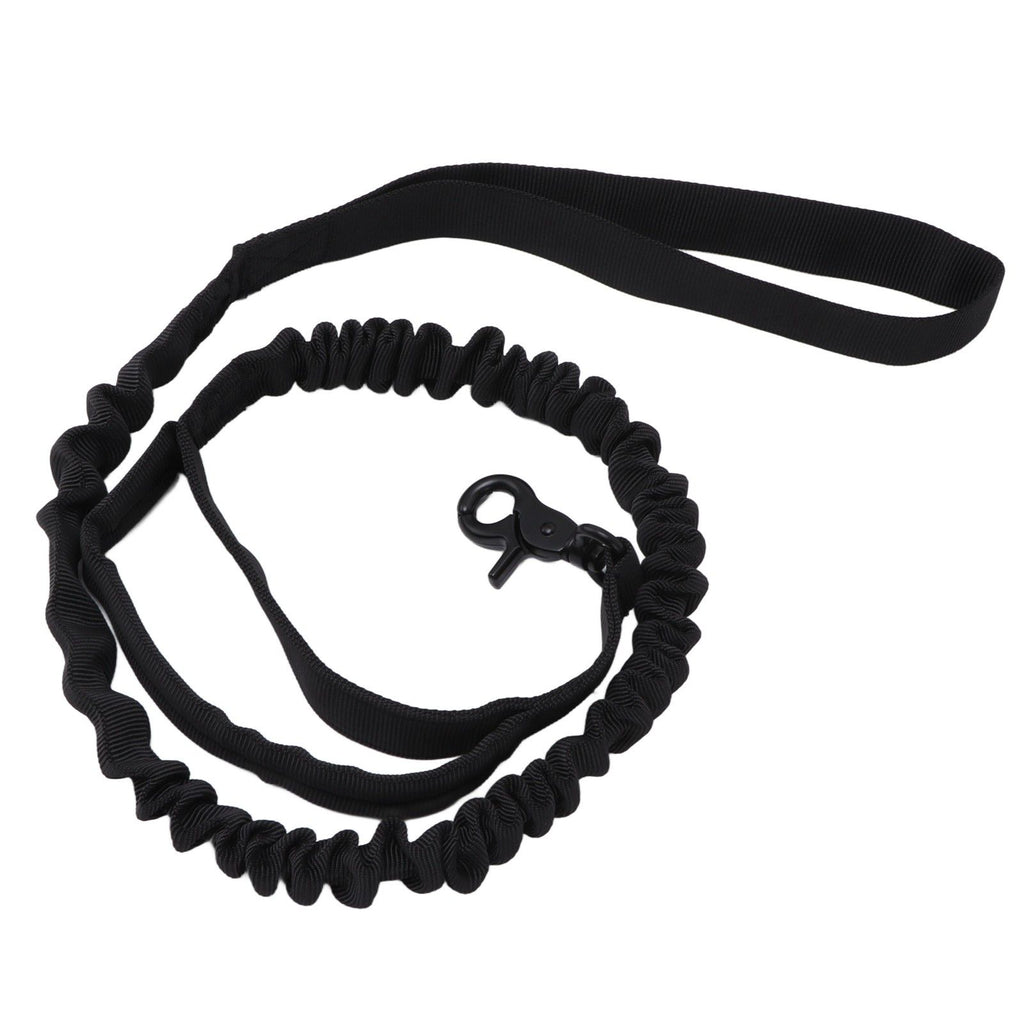 Dog Leash Durable Wear Resistant Easy Control Elasticity Provides Ductility Military Pet Leash Pet SupplyBlack