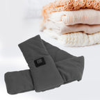Heating Scarf Washable Skin Friendly Electric Heated Scarf with 3 Adjustable Gears for Adults Children ElderlyGrey