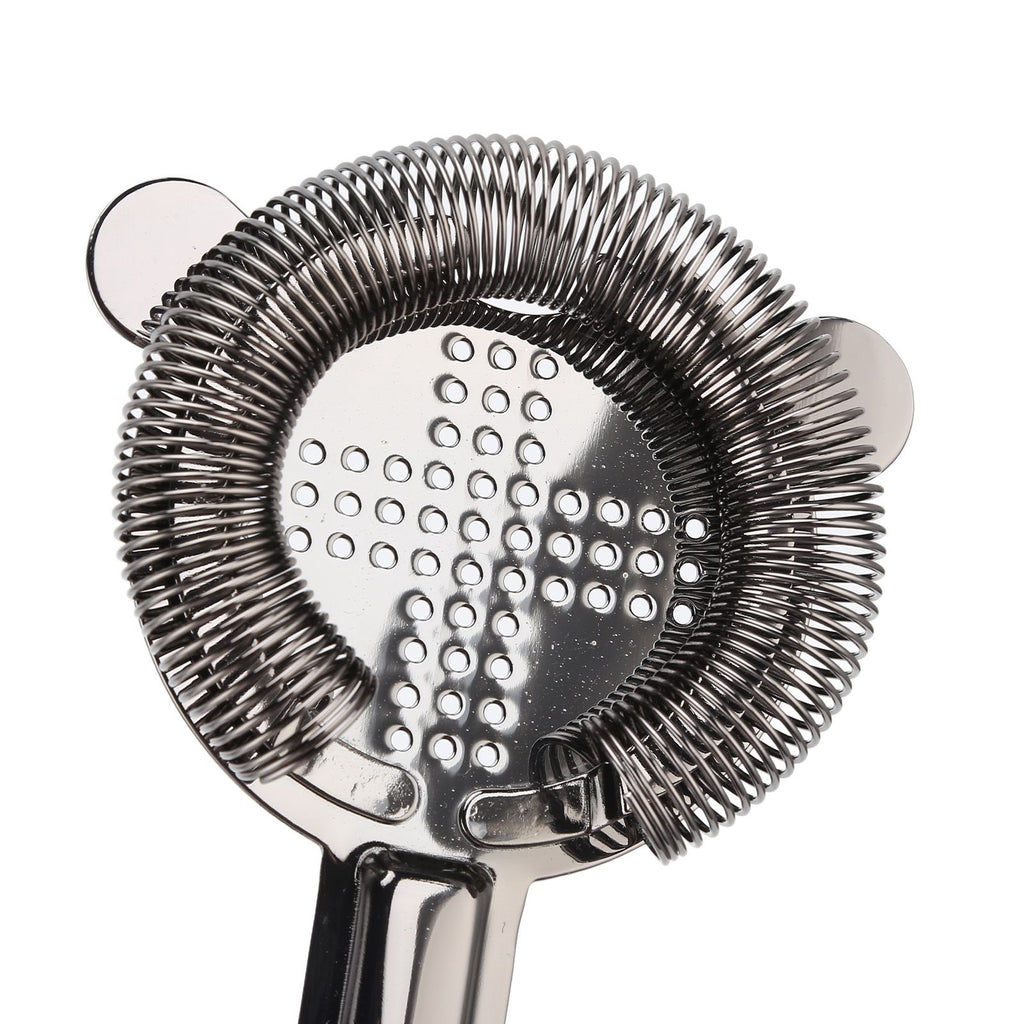 11PCS/Set Cocktail Shaker Set Bartender Kit Cocktail Strainer Stainless Steel Barware for Home PartyRuthenium Black